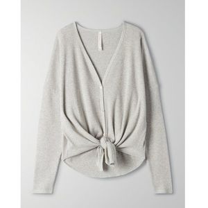 Babaton Tie-Front Thermal Longsleeve